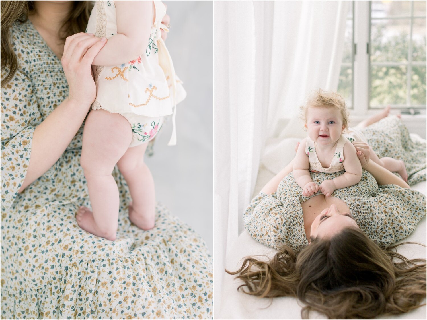 natural light mainline baby photography